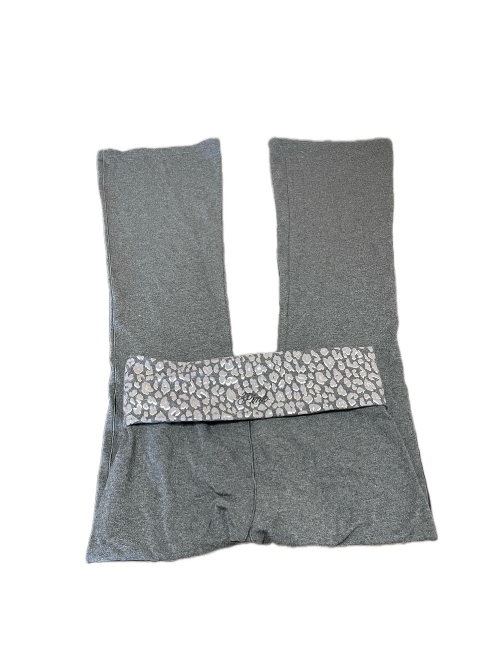 Victoria's Secret PINK leggings, straight leg, gray, size XS, Y2K style
